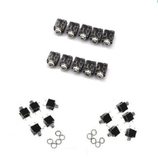 10 pcs Presa JACK da Pannello Femmina 3.5mm ((( STEREO & MONO )))
