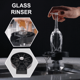 Glass Washer - Risciacqua a fondo i residui in pochi secondi