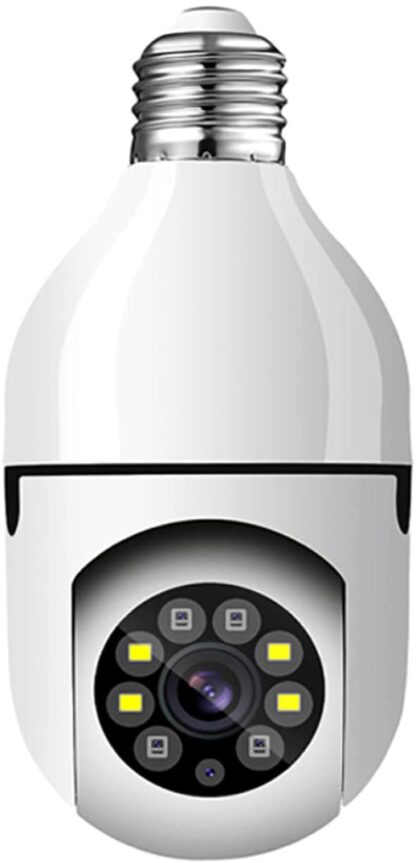 Lampadina spycam è una telecamera con visione a 360° che può essere utilizzata semplicemente attacandola a una presa di lampadina.