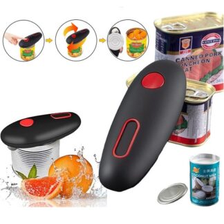 Quick Open✅ Apre tutti i tipi di barattoli✅ Con magnete blocca coperchio✅ A batteria✅ Con protezione Anti-Taglio