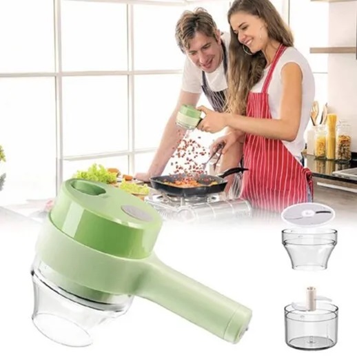 Tagliaverdure Elettrico – senza fili 4 funzioni