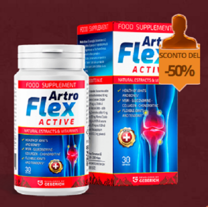 ArtroFlex Active - il prodotto ideale per combattere il dolore alle articolazioni, l’artrite e l’artrosi