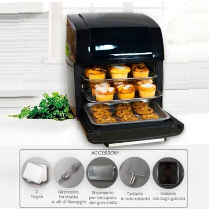 Air Oven 12L - Friggitrice ad aria 4 in 1