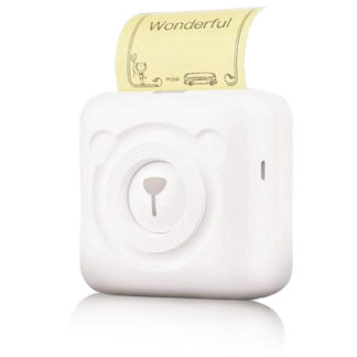 Mini stampante Non hai bisogno di cavi Compatibile con tutti gli smartphone sul mercato Design ergonomico Pratica e portatileFacile da usare..................