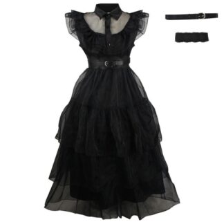 Il Costume Mercoledì - Un Elegante Tributo al Mondo Oscuro degli Addams