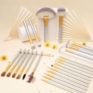 Kinsy Brushes - Set di 24 Pennelli Professionali Kinsy Brushes per un Make Up Perfetto
