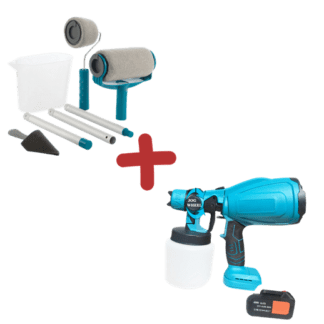Verniciatore a Spruzzo + Roll'n'paint - Trasforma la Tua Verniciatura in un Gioco da Ragazzi! 