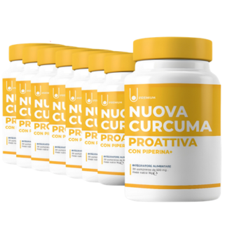 Nuova Curcuma ProAttiva - Curcuma Zenzero Pepe nero Regolarità e Dimagrimento