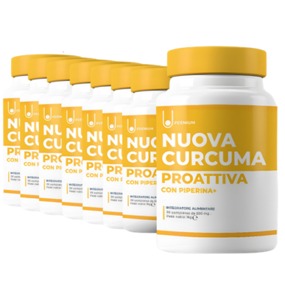 Nuova Curcuma ProAttiva - Curcuma Zenzero Pepe nero Regolarità e Dimagrimento
