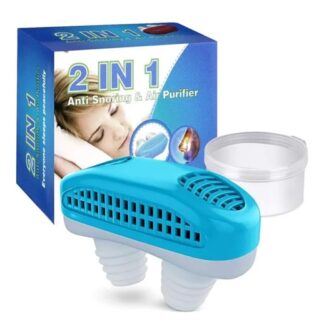 AntiSnoringBlue - Dispositivo anti russamento Snore Stopper