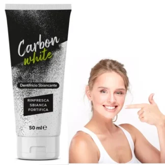 Carbon White - Dentifricio Sbiancante al Carbone Attivo
