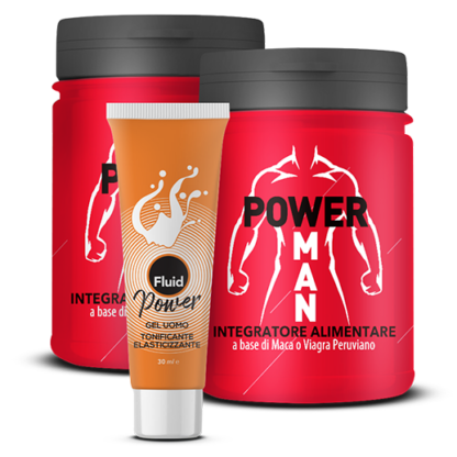 2 Power Man + 1 Fluid Power - Il Vigore Naturale che hai sempre desiderato!