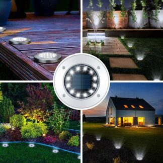 Solar Disk Lights - Illumina il Tuo Giardino con Energia Solare!