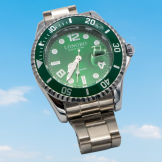 Longbo Suboceanic 17: design minimalista ed elegante, vetro minerale, lancette luminose, data, cassa in acciaio inossidabile, fibbia pieghevole, movimento al quarzo...
