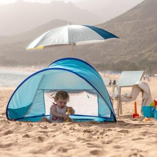 Tenda da spiaggia bambini - Scopri la tenda da spiaggia con mini-piscina Tenfun InnovaGoods!