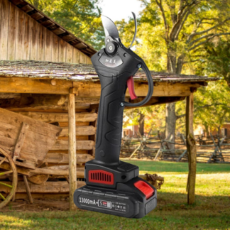Cesoia Elettrica: batteria al litio, due lame, motore senza spazzole, avvio rapido, ergonomica. Perfetta per giardini, parchi, fattorie e frutteti.