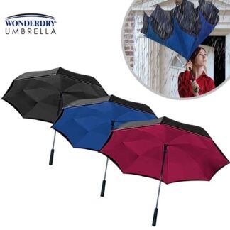 WonderDryUmbrella - Rivoluzionario ombrello con chiusura e apertura inversa