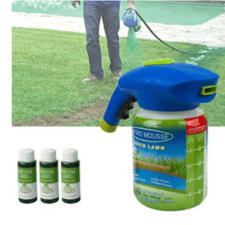 HydroMousseSpray - Kit completo per la rigenerazione e la semina del prato