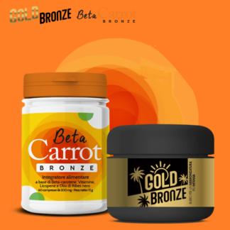 Gold Bronze + Beta Carrot - Nutraceutici per una Pelle Radiosa!