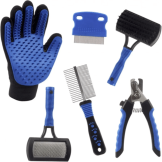 Kit Toelettatura Animali - Set Pet Care 6 pezzi