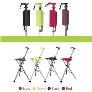 Bastone da passeggio e seggiola portatile – Il tuo compagno 2 in 1!