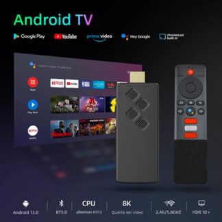 Tv Box Stick 8K - trasforma la tua tv in una smart tv avanzata