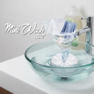 Mini wash ultra – è una mini lavatrice portatile che permette di lavare capi di vestiario ovunque