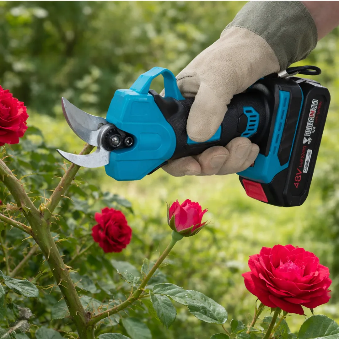 Cesoia Elettrica a Batteria 48V Brushless per Potatura Rami