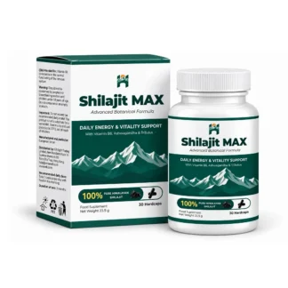 Shilajit Max – Integratore con Shilajit, Ashwagandha, Tribulus, Piperina e Vitamina B6