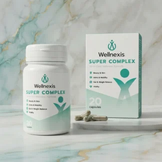 Wellnexis – Integratore con Collagene Marino e Vitamina D3, Benessere di Pelle, Capelli e Unghie
